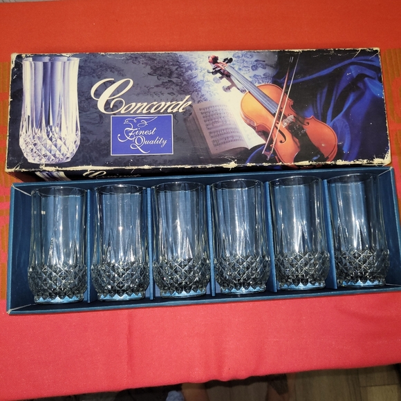 Concorde finest quality crystal cups - Picture 2 of 4